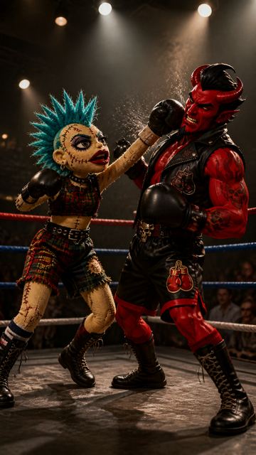Boxing Match - well well well will you look
